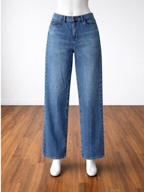 Uniqlo Classic Wide Leg Blue Jeans size 11